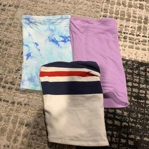 Size small tube tops